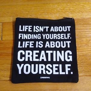 3/$15 sale Small zippered makeup bag